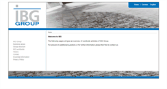 Desktop Screenshot of ibg-group.com